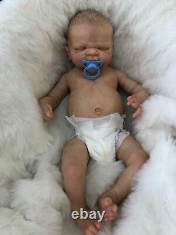 Full Vinyl Childrens Reborn Doll Baby Boy Maddox Realistic 20 Painted Hair