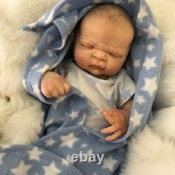 Full Vinyl Childrens Reborn Doll Baby Boy Maddox Realistic 20 Painted Hair