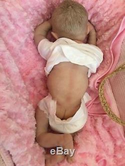 Full Vinyl Childrens Reborn Doll Baby Girl Maggie Realistic 20 Painted Hair