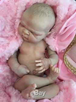 Full Vinyl Childrens Reborn Doll Baby Girl Maggie Realistic 20 Painted Hair