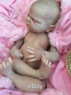 Full Vinyl Childrens Reborn Doll Baby Girl Maggie Realistic 20 Painted Hair