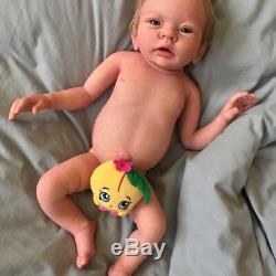 Full body Reborn Solid Silicone EcoFlex 20 Baby Boy Charlie By Elena Westbrook