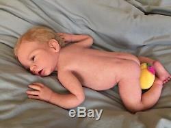 Full body Reborn Solid Silicone EcoFlex 20 Baby Boy Charlie By Elena Westbrook