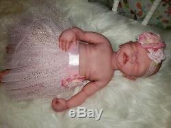 Full body Silicone Baby Girl 17 Newborn stunning custom