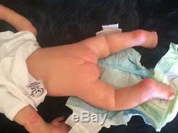 Full body Silicone Doll! Baby boy! Malachie! Melissa Mccrory! Drink & wet