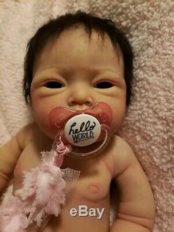 Full body Silicone Liana by Elena Westbrook drink and wet baby. 8.5lbs 20 inches