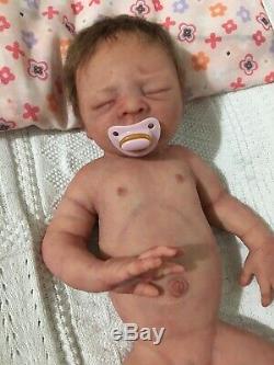 Full body silicone baby Ella by Angela Lewis/COA