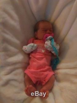 Full body silicone baby doll by Linda Moore