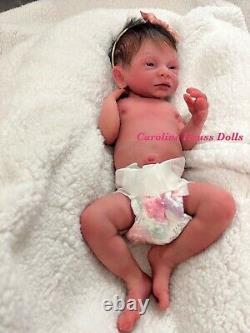 Full body silicone baby girl, Realistically weighted