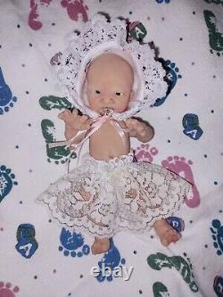 Full body silicone baby girl reborn doll