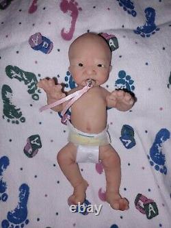 Full body silicone baby girl reborn doll
