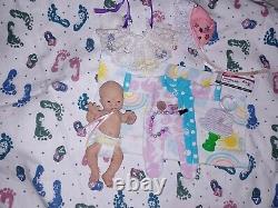 Full body silicone baby girl reborn doll