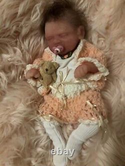 Full body silicone baby girl sleeping 10 Inches