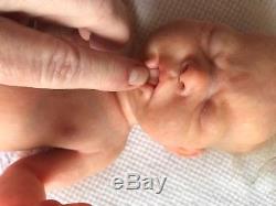 Full body silicone baby preemie REALISTIC molded newborn head by Oxana Lukyanet