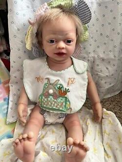 Full body silicone reborn baby girl full body armatures