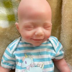 Full body silicone regenerated baby doll 15soft and realistic weighted silicone