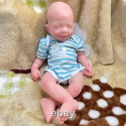 Full body silicone regenerated baby doll 15soft and realistic weighted silicone