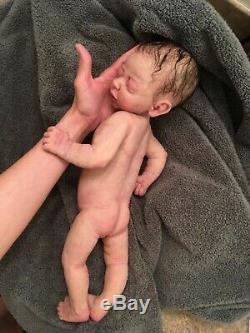 Full body solid silicone reborn newborn baby girl doll Summer