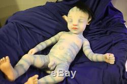 Full silicone 20 N'avi AVATAR baby doll anatomically boy