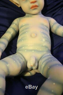 Full silicone 20 N'avi AVATAR baby doll anatomically boy