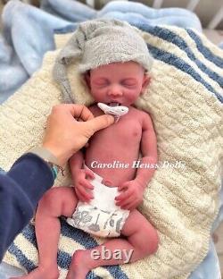 Full silicone baby boy Bridger by caroline Heuss