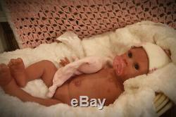 Full solid body silicone baby open eye 20 8 lbs baby girl custom for you