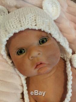 Full solid body silicone baby open eye baby girl 20 8 lbs reborn custom made