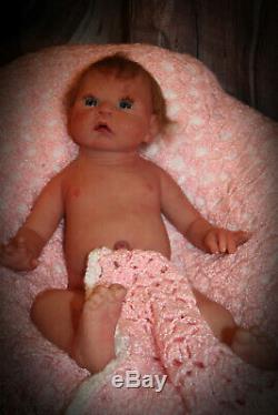 Full solid body silicone baby open eye baby girl 20 8 lbs reborn custom made