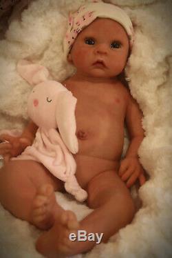 Full solid body silicone baby open eye baby girl 20 8 lbs reborn custom made