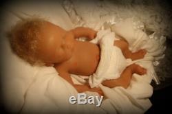 Full solid body silicone reborn baby doll anatomically girl 18 custom made SALE