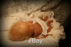 Full solid body silicone reborn baby doll anatomically girl 18 custom made SALE