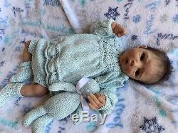 GORGEOUS Full Body SOLID SILICONE Doll PROTOTYPE MASE baby GIRL