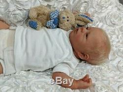 GORGEOUS Full Body Silicone Newborn Baby Boy Beto by Alejandra de Zuniga