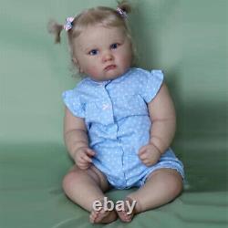 Gifts 24 Reborn Baby Dolls Silicone Vinyl Toddler Newborn Babies Toy Girl Doll