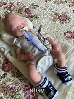 Gorgeous 16 Full Body Silicone Baby Boy with COA