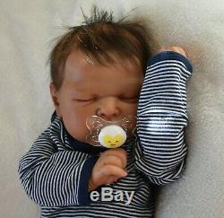 Gorgeous Hand-Painted Reborn Baby Boy Ramsey by Cassie Brace