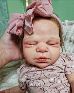 Gorgeous Reborn Baby Doll Maci C. Brace 4lbs