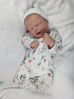 Gorgeous Reborn Baby Girl, Over 4LBS, 18 In Length, Beautiful Detailed Features