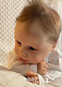 Gorgeous reborn baby doll Sebby sculpt by Cassie Brace