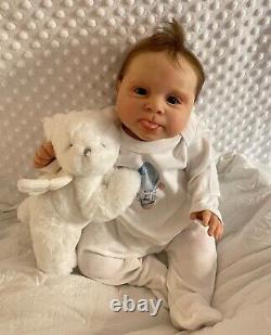 Gorgeous reborn baby doll Sebby sculpt by Cassie Brace