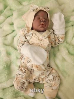 Hand Crafted 16 Inch Reborn Doll. Weighted And Stuffed To Look And Feel Real