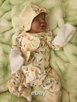 Hand Crafted 16 Inch Reborn Doll. Weighted And Stuffed To Look And Feel Real