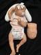 Hand Painted By Me Reborn Doll Realborn ASHLEY Asleep Preemie Belly Plate