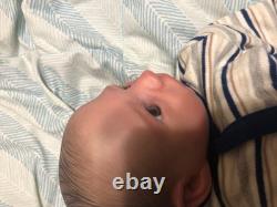 Hand painted reborn baby boy in perfect condition