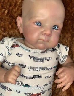 Handpainted Nordic, reborn baby doll