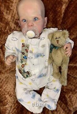 Handpainted Nordic, reborn baby doll