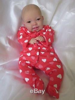 Happy AWAKE Reborn Baby GIRL Doll. #RebornBabyDollArtUK