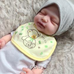 Harper -18.5 in Platinum Silicone Reborn Baby Doll Lifelike Silicone Baby Doll