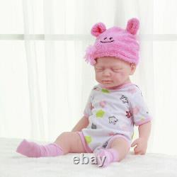 Harper- COSDOLL 18.5 in Platinum Silicone Lifelike Soft Silicone Baby Doll