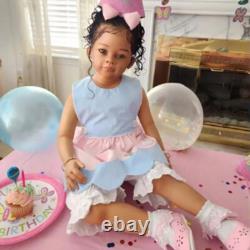 Huge 30in Artist Painted Reborn Baby Finished Doll Toddler Girl Rooted Long Hair